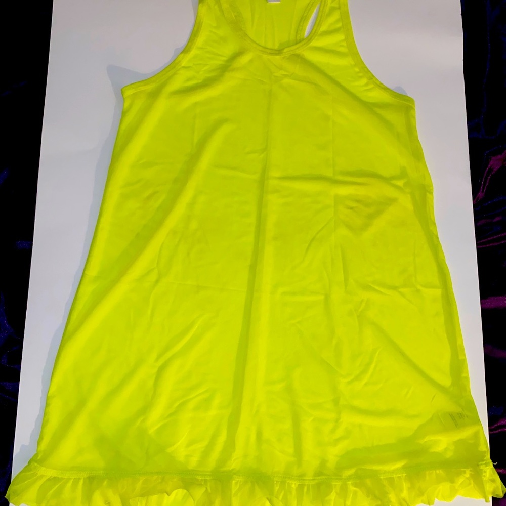 Neon yellow Joe Boxer bathing suit cover up